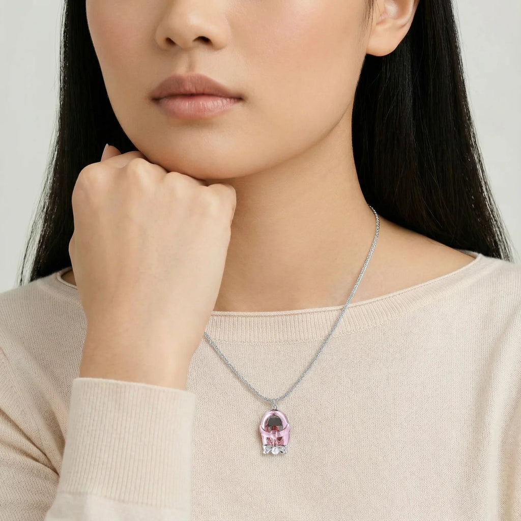 Collar de botella de perfume vintage