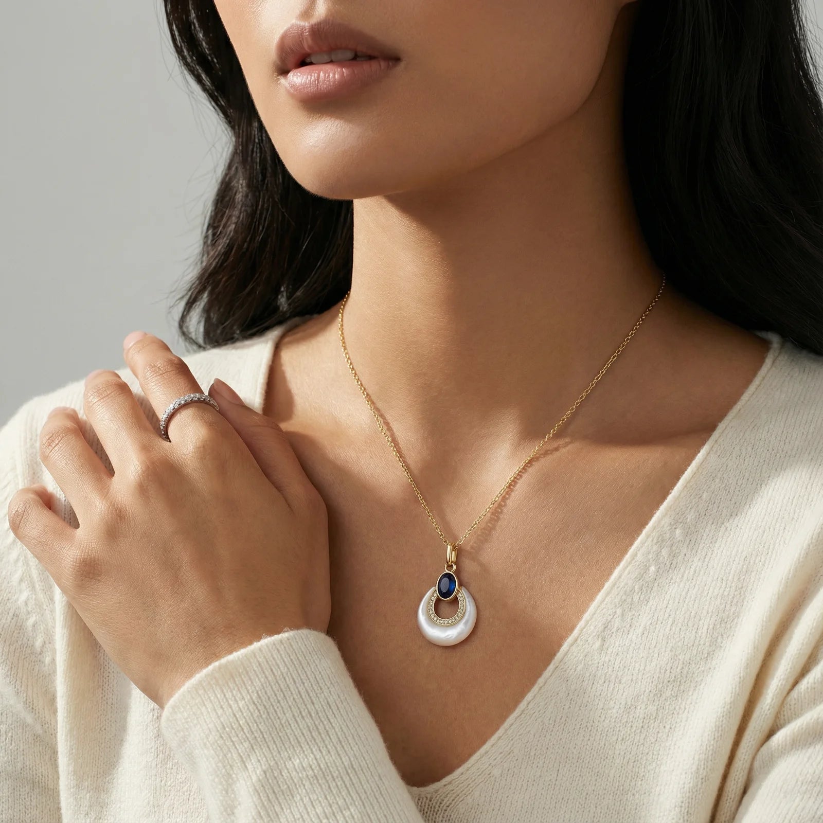 Colgante de perlas místicas