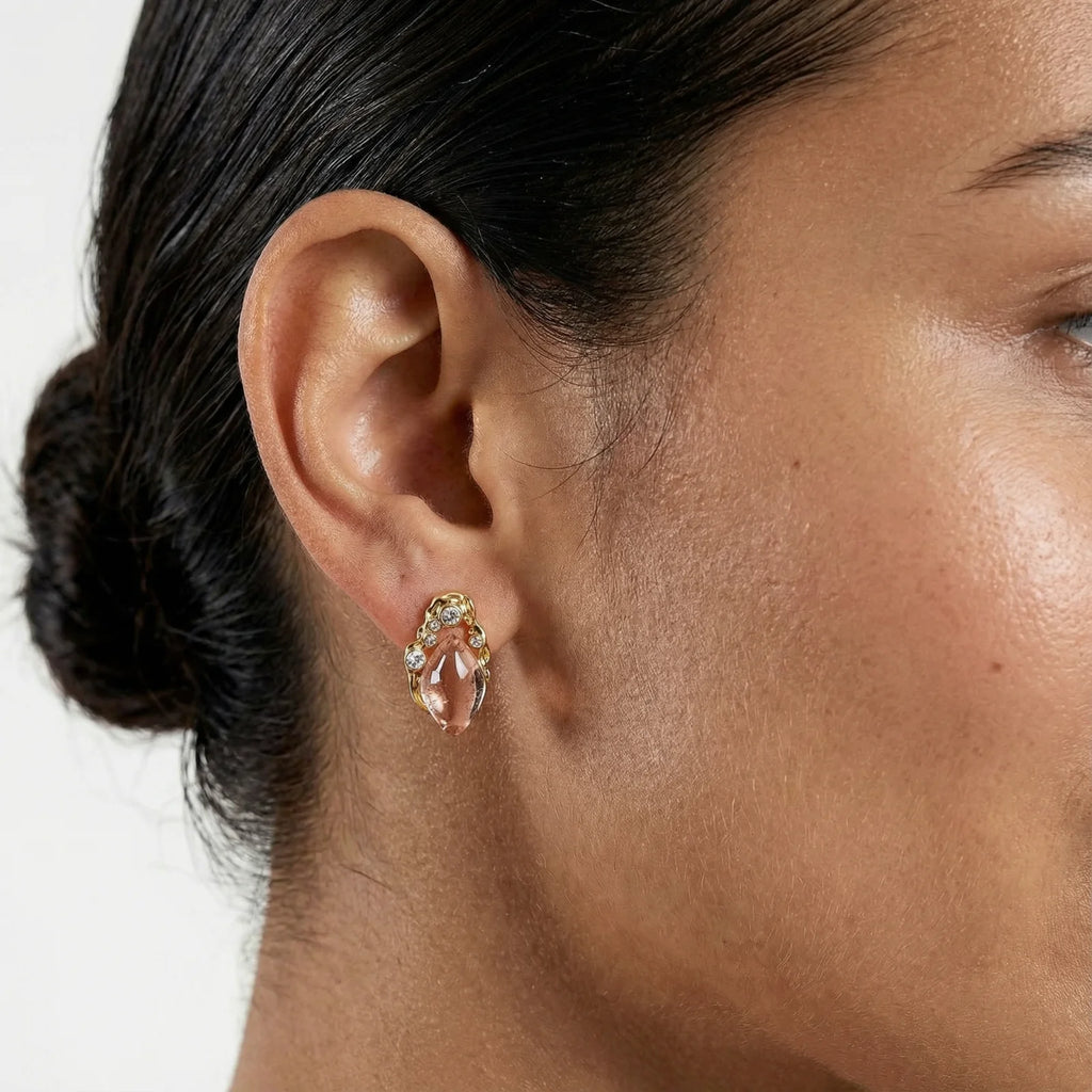 Pendientes barrocos de Coral Dreams