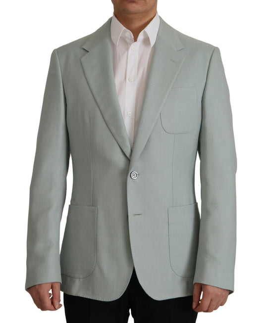Blazer Dolce & Gabbana de cachemir y seda verde claro