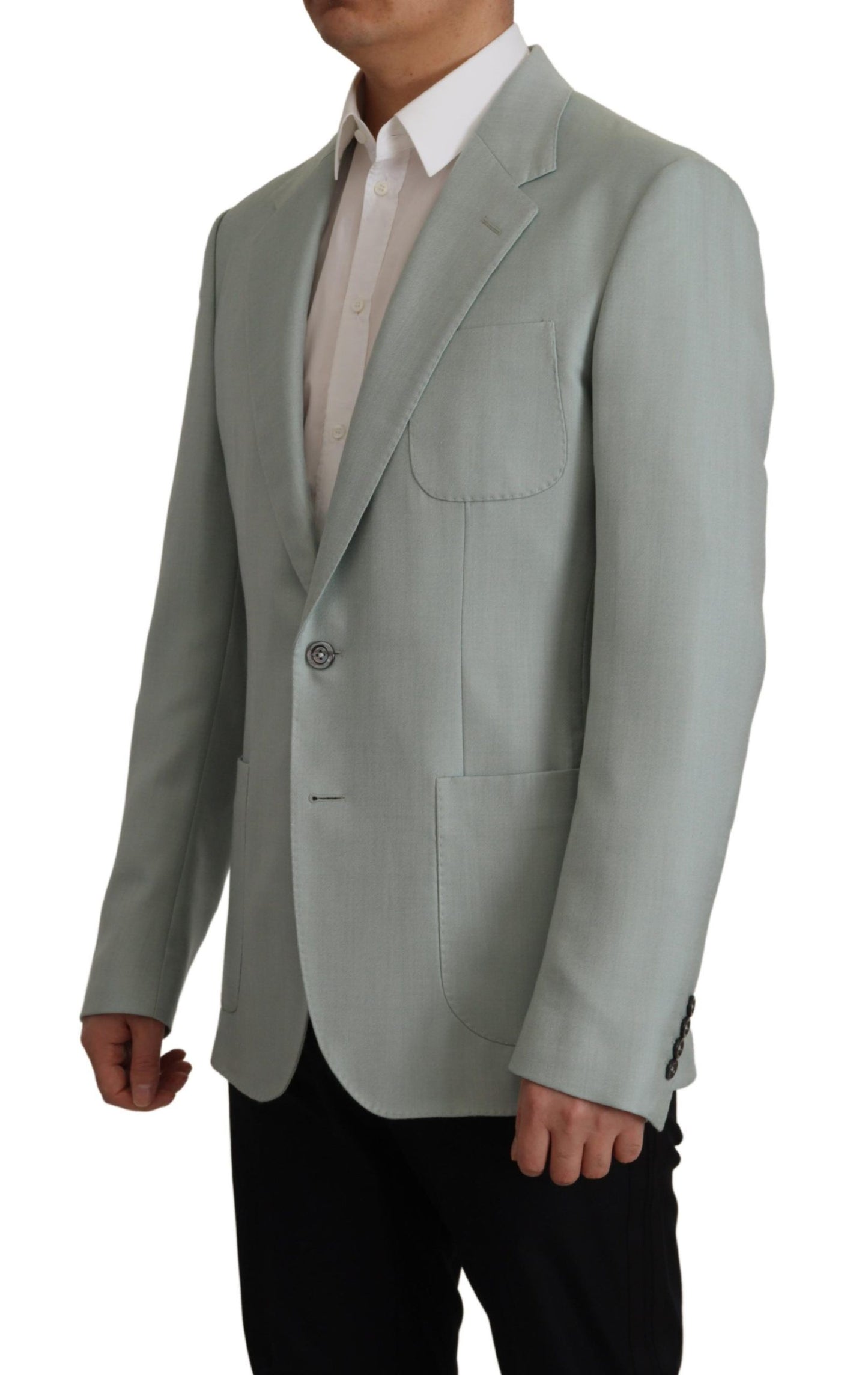 Blazer Dolce & Gabbana de cachemir y seda verde claro