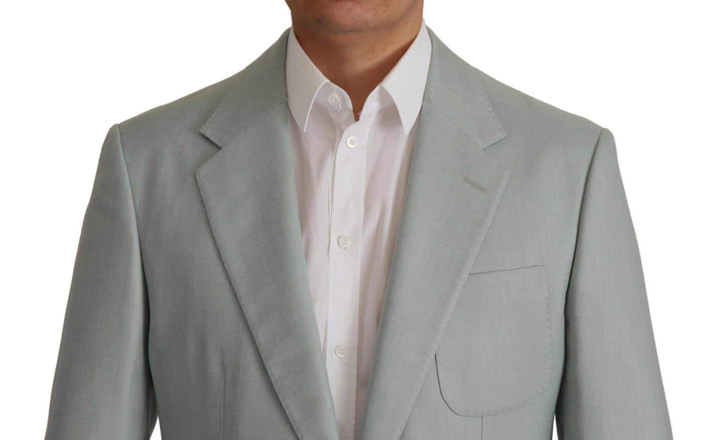 Blazer Dolce & Gabbana de cachemir y seda verde claro