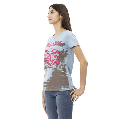 Trussardi Action Camiseta para mujer 90% algodón
