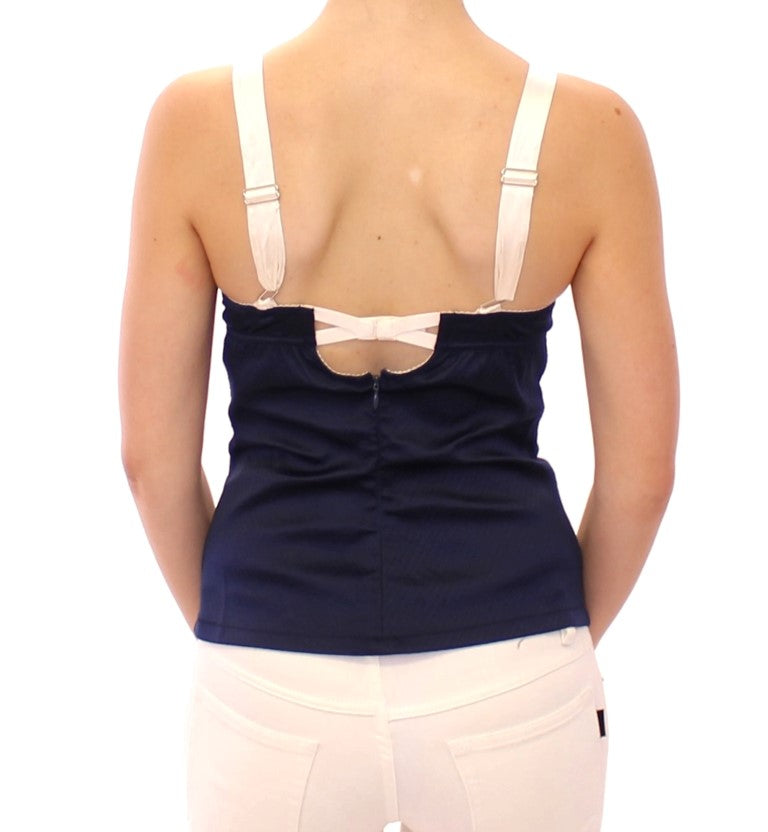 Camiseta de tirantes con motivo de marinero azul de Dolce & Gabbana