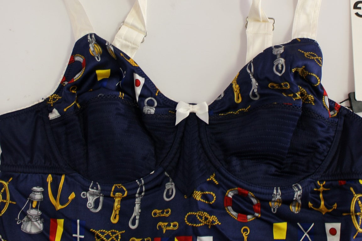 Camiseta de tirantes con motivo de marinero azul de Dolce & Gabbana