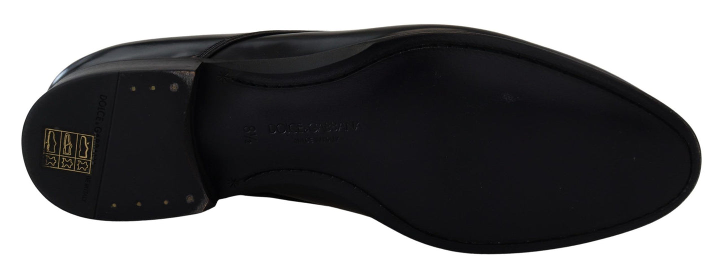 Zapatos de vestir formales Dolce & Gabbana de cuero negro