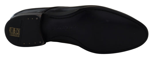 Zapatos de vestir formales Dolce & Gabbana de cuero negro