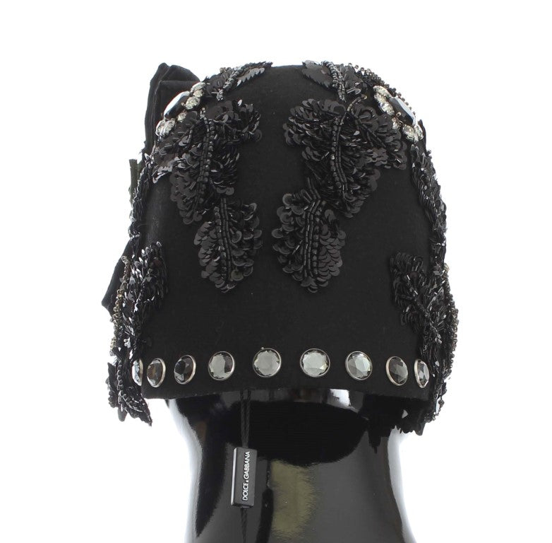 Dolce & Gabbana Broche de Cerezas Negras de Cristal y Oro para Sombrero