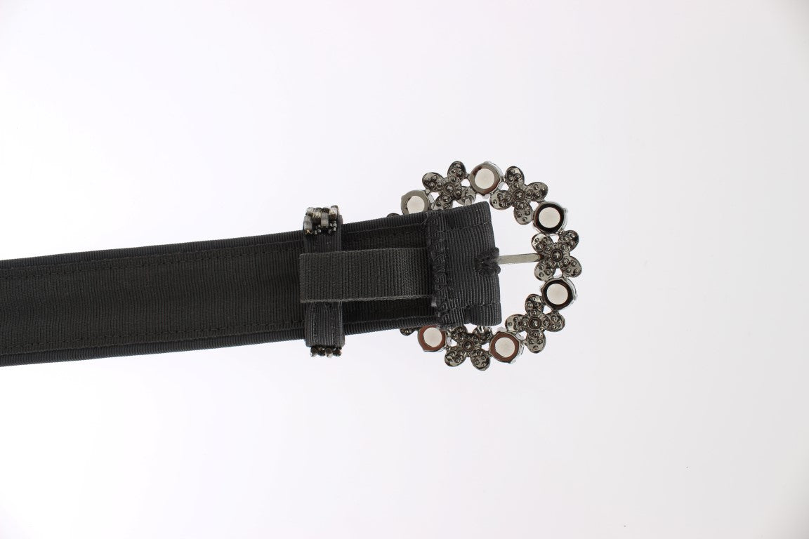 Cinturón de lentejuelas Dolce & Gabbana con hebilla de cristal