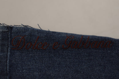 Pantalón Ancho Vaquero Patchwork DG Moda Multicolor Dolce & Gabbana