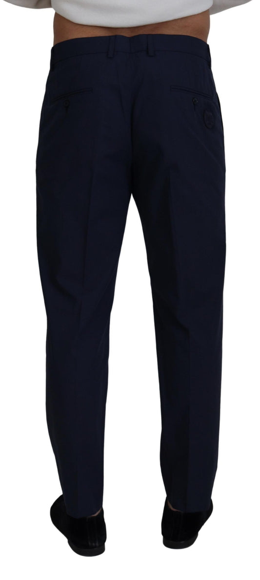 Pantalones chinos slim de algodón azul Dolce & Gabbana