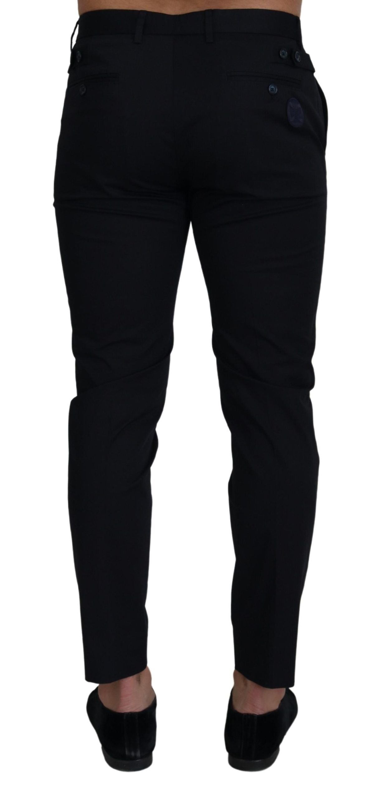 Dolce & Gabbana Pantalones Chinos Pitillo de Algodón Elástico Azules
