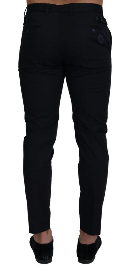Dolce & Gabbana Pantalones Chinos Pitillo de Algodón Elástico Azules