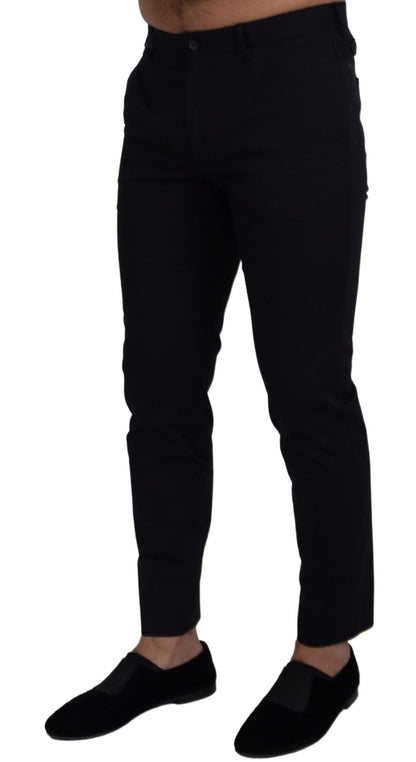 Dolce & Gabbana Pantalones Chinos Pitillo de Algodón Elástico Azules