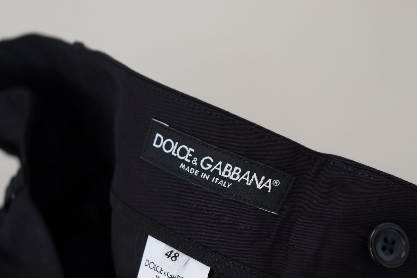 Dolce & Gabbana Pantalones Chinos Pitillo de Algodón Elástico Azules