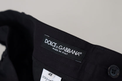 Dolce & Gabbana Pantalones Chinos Pitillo de Algodón Elástico Azules