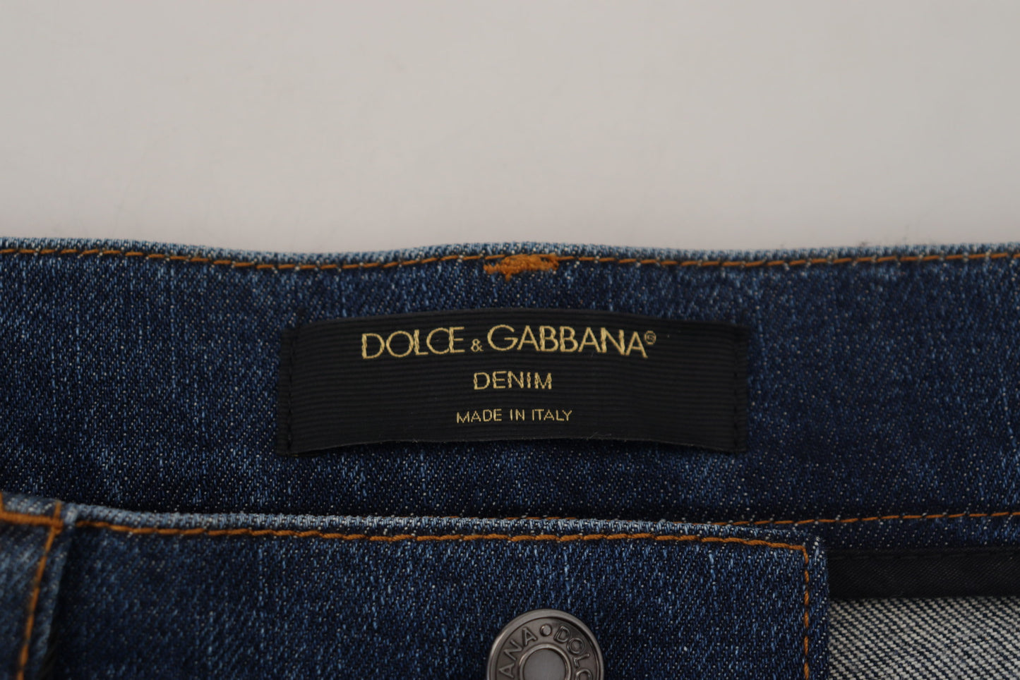 Dolce & Gabbana Vaqueros ajustados de mezclilla negros con encaje floral en la parte delantera