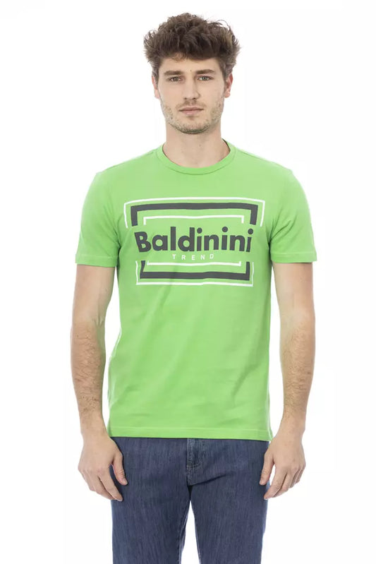 Camiseta Baldinini Trend para hombre de algodón verde
