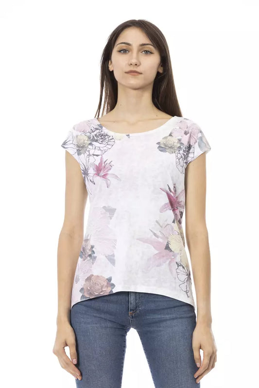 Camiseta Trussardi Action de Algodón Blanco para Mujer
