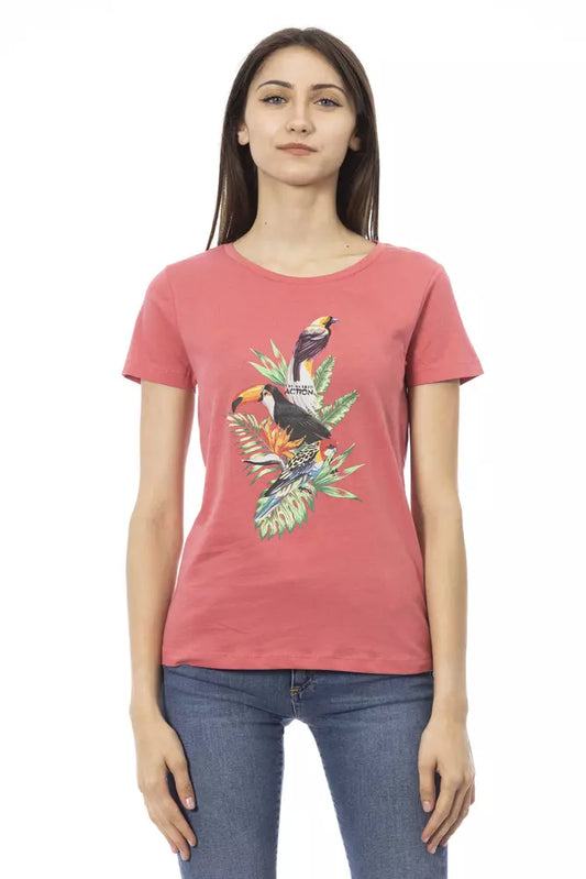 Camiseta Multicolor de Algodón Trussardi Action para Mujer