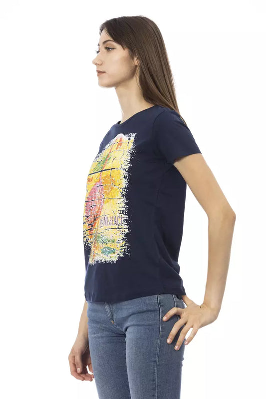Tops y camisetas Trussardi Action de algodón azul