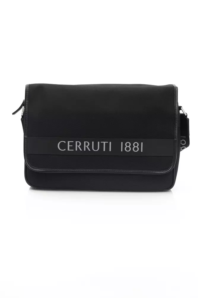 Bolso Cruzado de Nylon Negro para Mujer Cerruti 1881