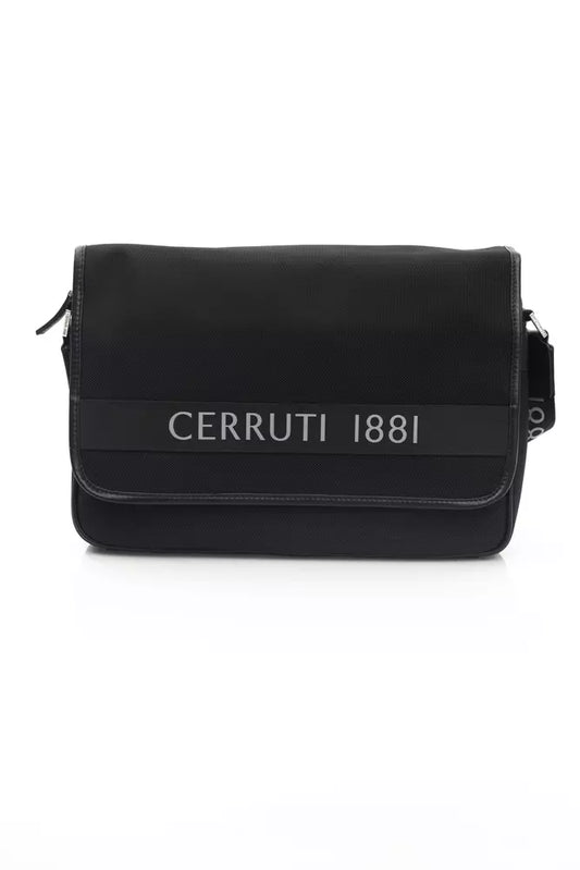 Bolso Cruzado de Nylon Negro para Mujer Cerruti 1881