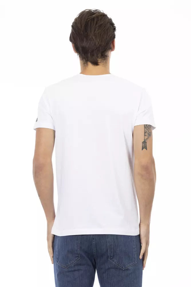 Camiseta Trussardi Action de algodón blanco