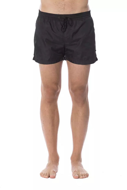 Bañador de hombre de poliéster negro Roberto Cavalli Sport