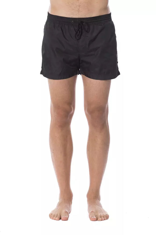 Bañador de hombre de poliéster negro Roberto Cavalli Sport