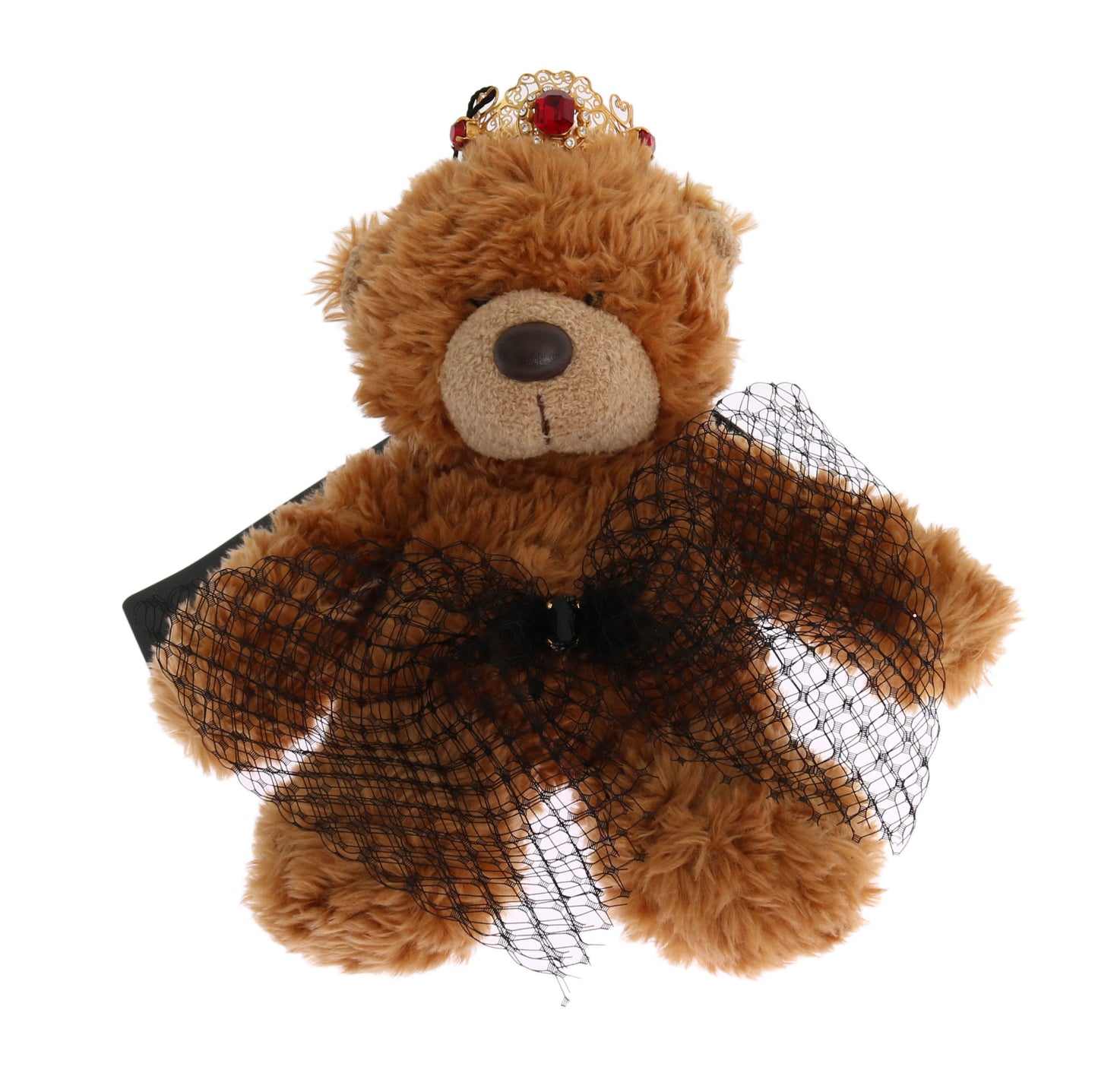 Dolce & Gabbana Oso de Peluche Dorado Cristal Corona Tiara Diadema Banda para el Pelo