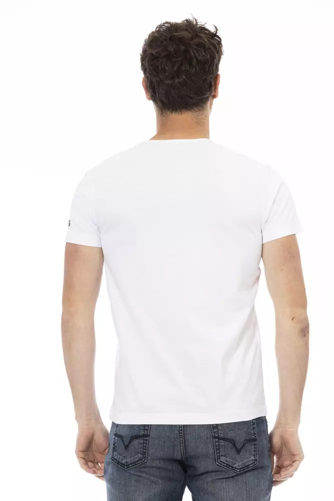 Camiseta de hombre Trussardi Action White Cotton