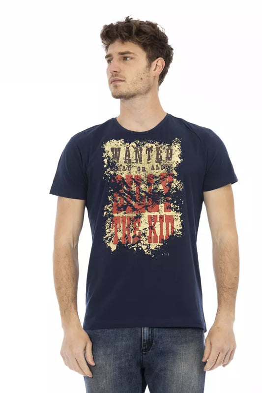 Camiseta Trussardi Action Azul Algodón para Hombre
