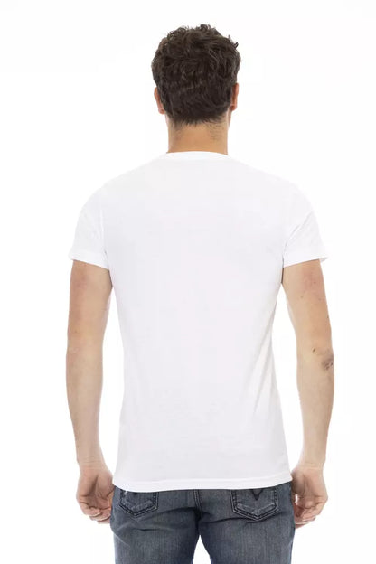 Camiseta Trussardi Action de Algodón Blanca para Hombre
