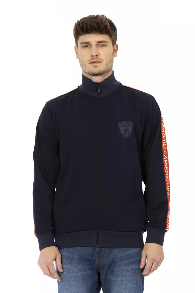 Sudadera de poliéster azul Automobili Lamborghini para hombre