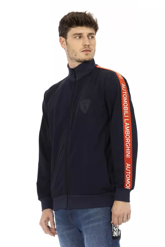 Sudadera de poliéster azul Automobili Lamborghini para hombre