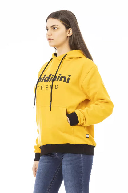 Sudadera con Capucha Baldinini Trend Amarilla de Algodón para Mujer