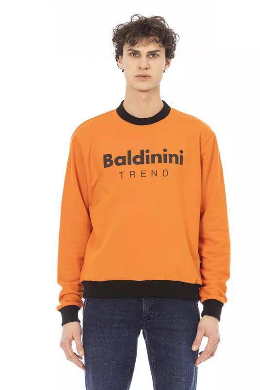 Suéter de algodón naranja Baldinini Trend para hombre