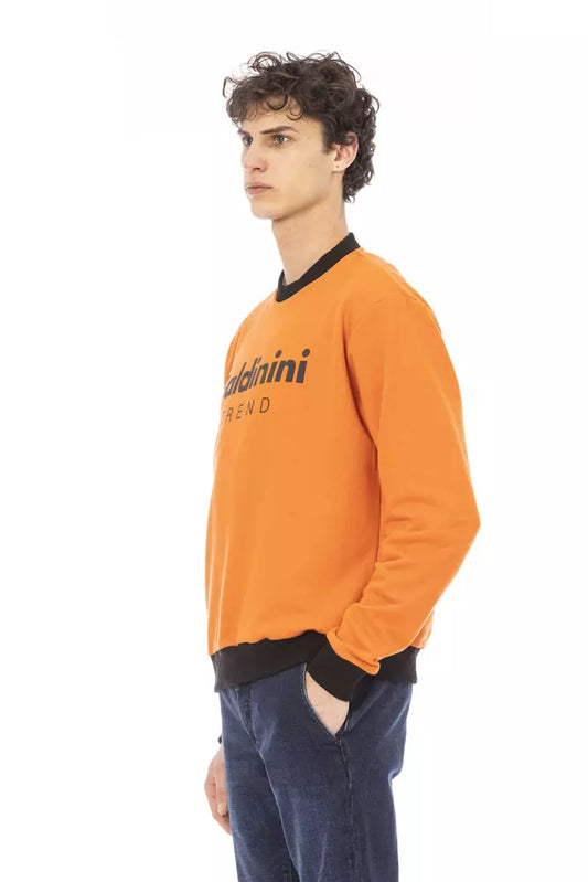 Suéter de algodón naranja Baldinini Trend para hombre