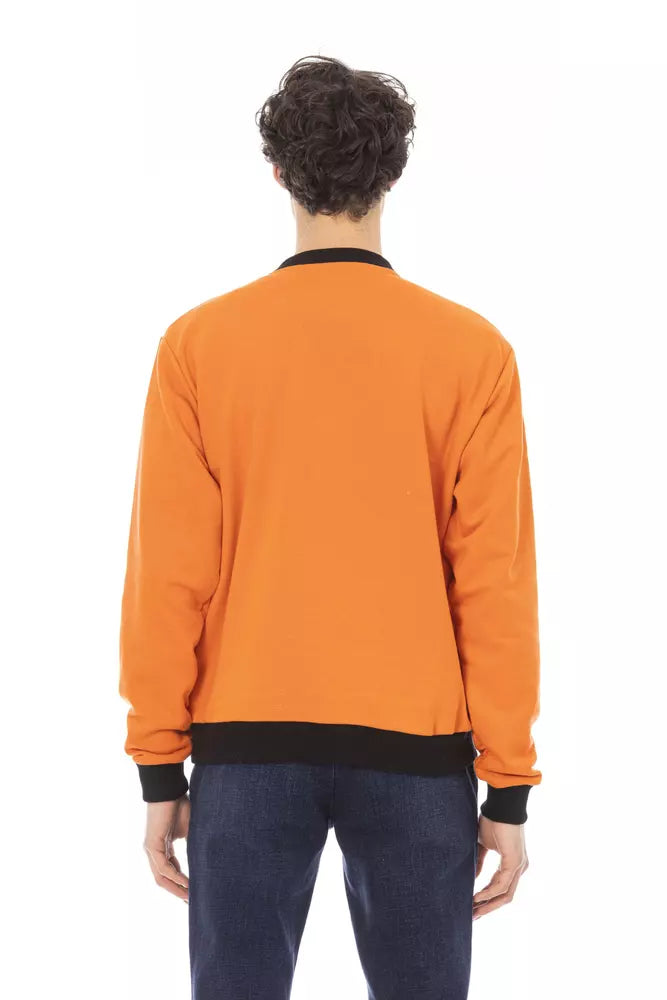 Suéter de algodón naranja Baldinini Trend para hombre