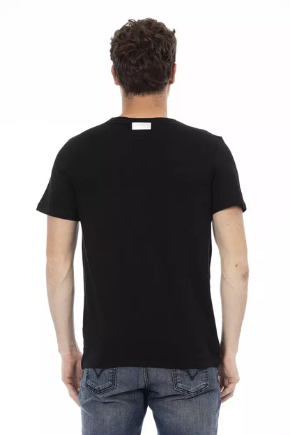Camiseta de hombre Bikkembergs de algodón negro