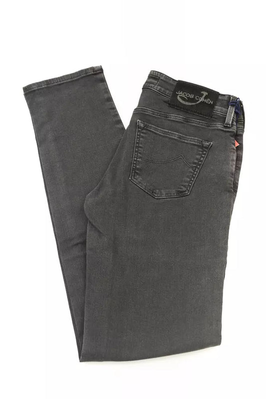 Pantalones vaqueros Jacob Cohen de algodón negro para mujer