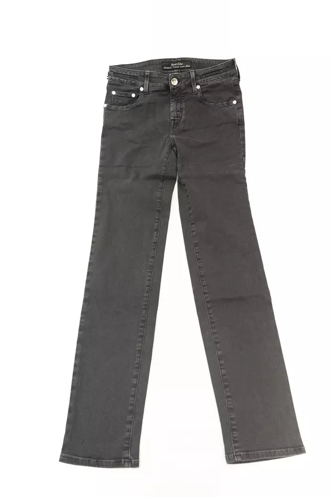 Pantalones vaqueros Jacob Cohen de algodón negro para mujer