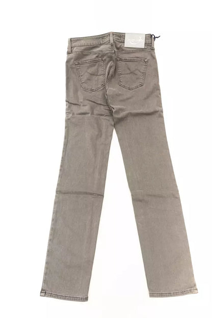 Jeans de mujer Jacob Cohen de algodón gris