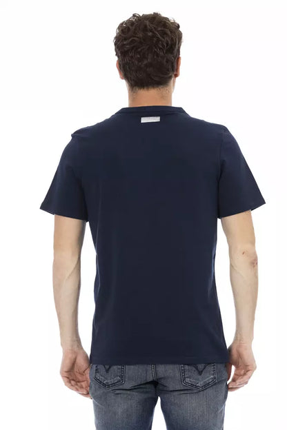 Camiseta de Algodón Azul para Hombre Bikkembergs