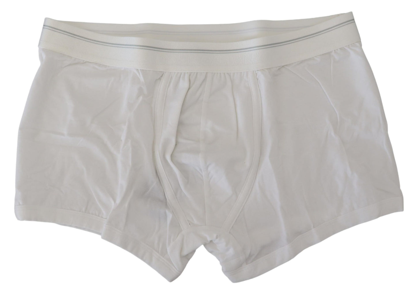 Dolce & Gabbana Bóxer Regular de Mezcla de Algodón Blanco