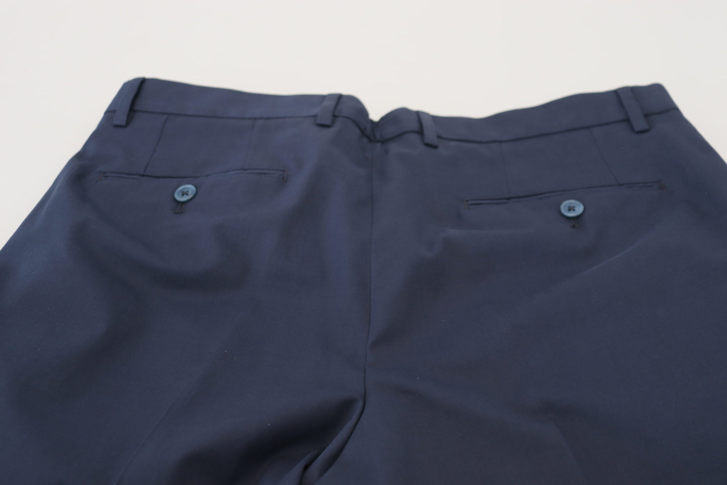 Dolce & Gabbana Pantalones cortos casuales de algodón elástico tipo chino en azul