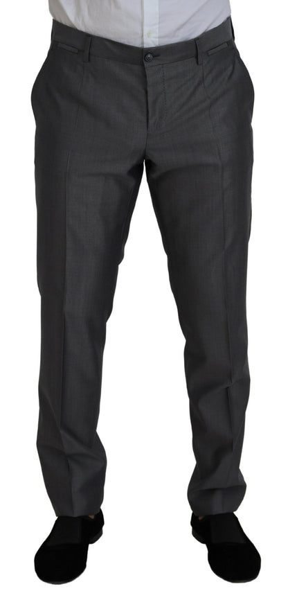 Traje de 3 piezas entallado SICILIA gris de Dolce & Gabbana