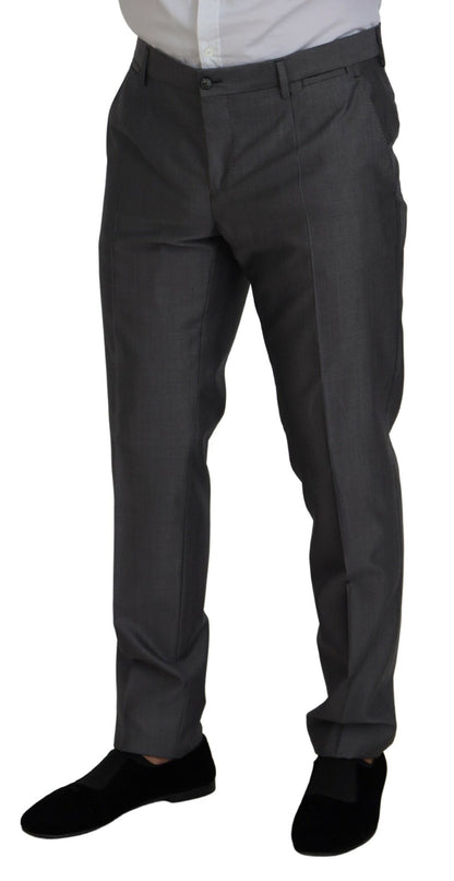 Traje de 3 piezas entallado SICILIA gris de Dolce & Gabbana