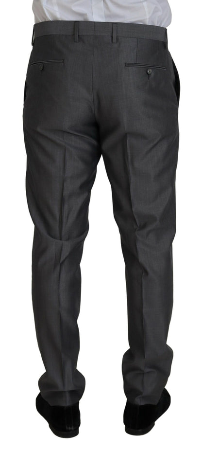 Traje de 3 piezas entallado SICILIA gris de Dolce & Gabbana